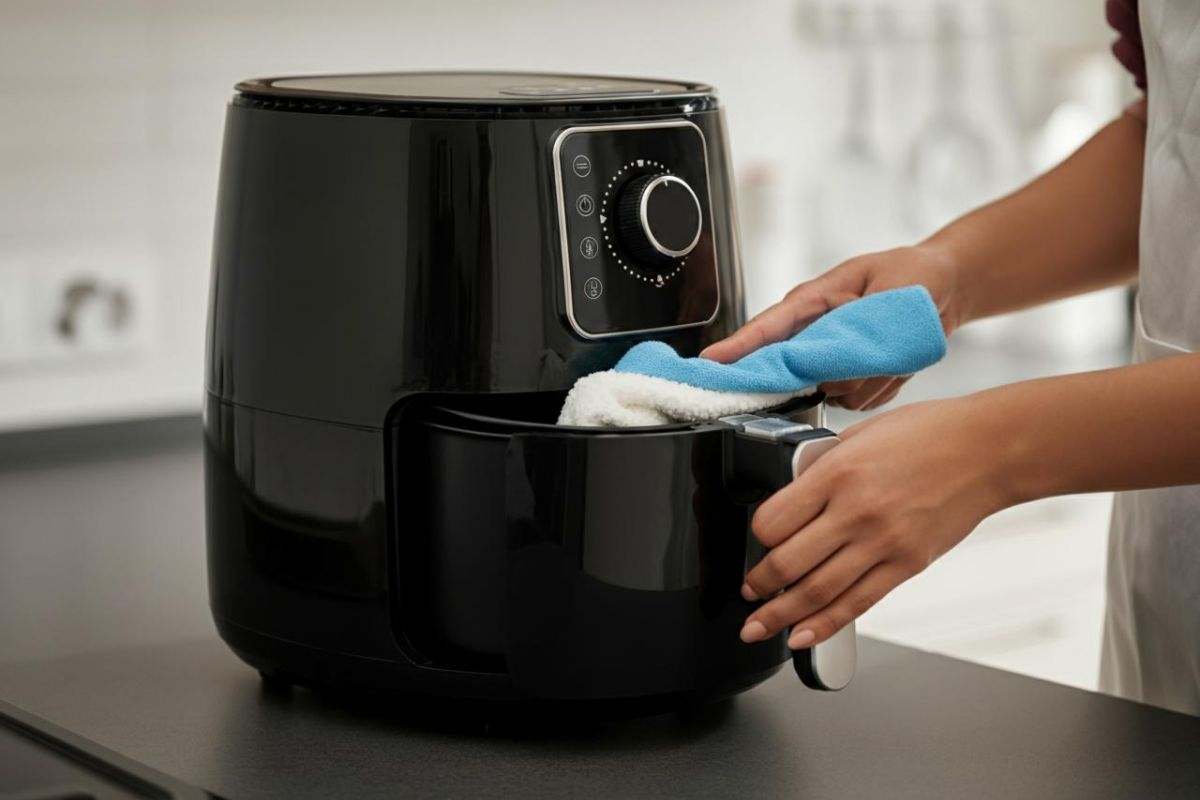 Pulizia friggitrice ad aria